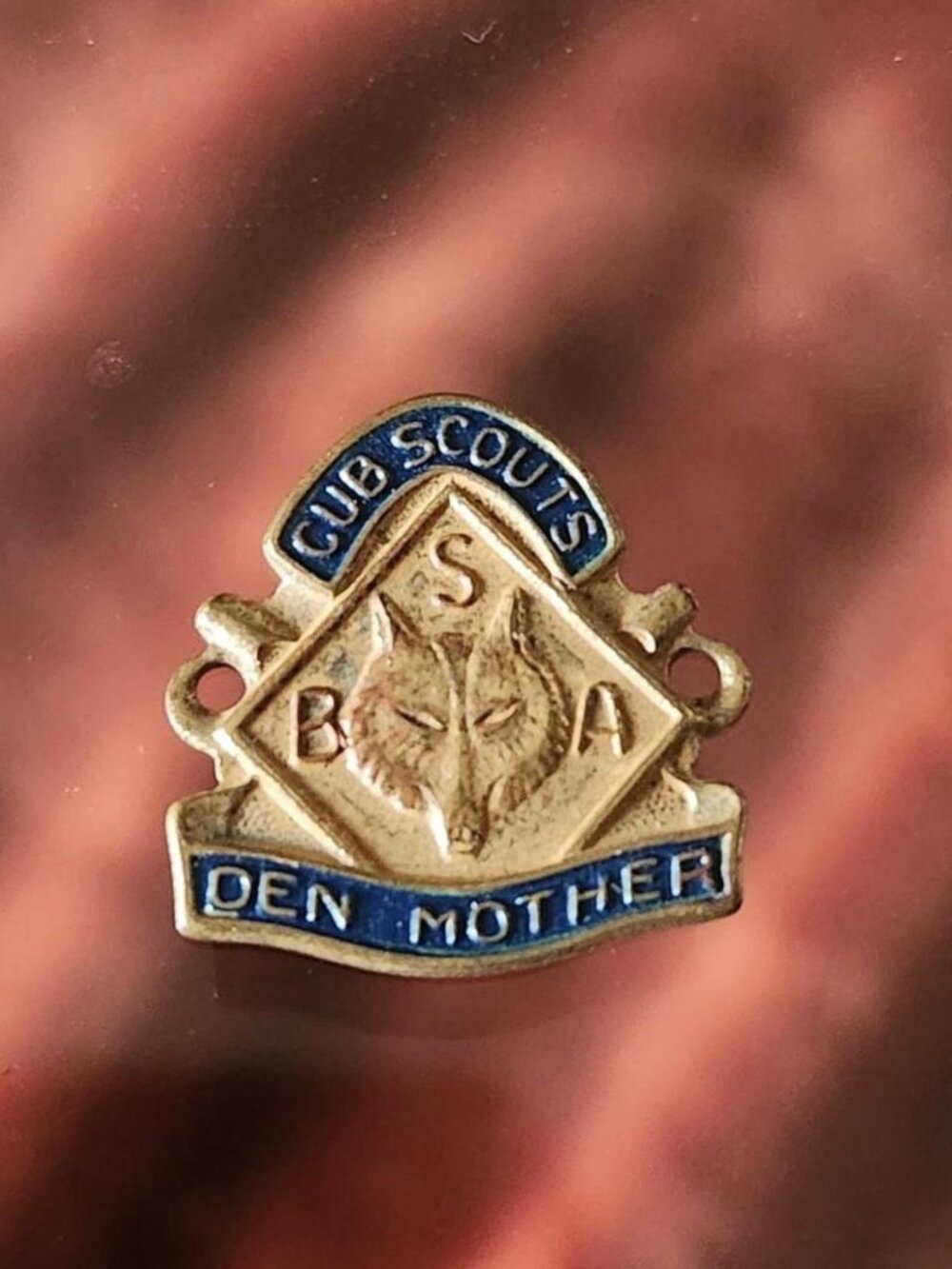 Boy Scouts Of America Cub Scout Den Mother hat badge.